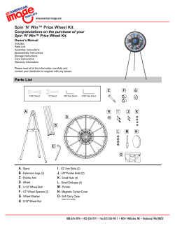 Prize Wheel Setup Instructions