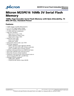 M25PE16 - Micron Technology, Inc.