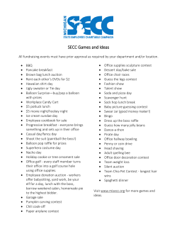 SECC Games and Ideas