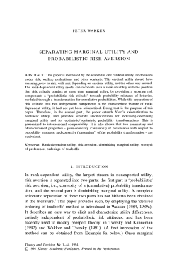 Separating marginal utility and probabilistic risk aversion