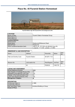 Pyramid Station Homestead Group