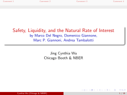 Jing Cynthia Wu`s discussant presentation