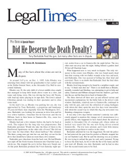 Did He Deserve the Death Penalty?