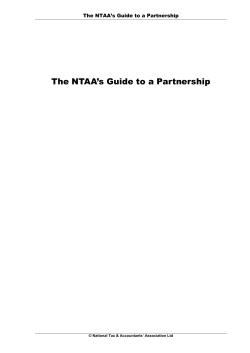information on Partnership Agreements