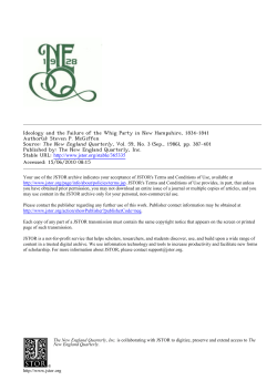 Ideology and the Failure of the Whig Party in New