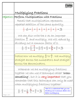 Multiplying Fractions