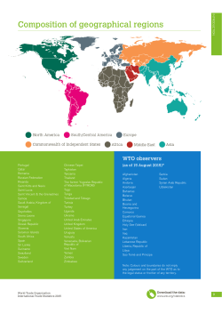 Composition of geographical regions