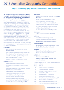 05_ GTA NSW Bulletin Issue 3 2015_Aust Geography Competition