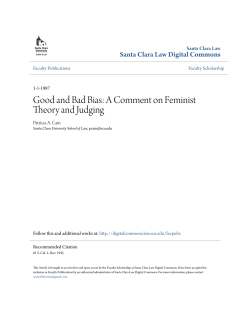 comments good and bad bias: a comment on feminist theory and