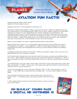 aviation fun facts for kids!