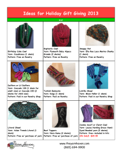 ideas on Holiday gift giving 2013