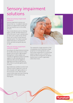 Sensory impairment solutions