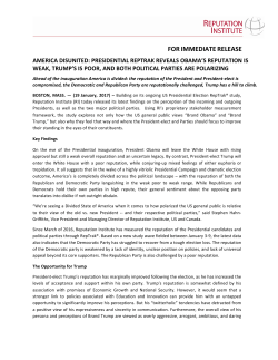 america disunited: presidential reptrak reveals