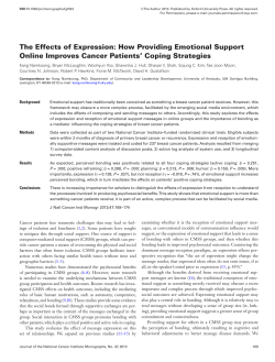 The Effects of Expression: How Providing