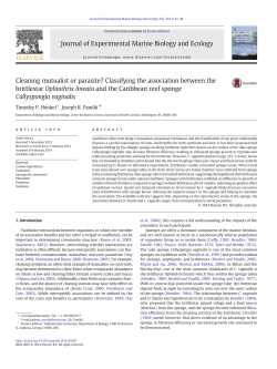 Cleaning mutualist or parasite? Classifying the association between