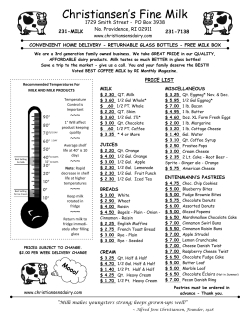 Christiansen`s Fine Milk