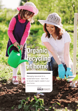 Organic recycling at home