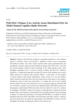 PAD-MAC: Primary User Activity-Aware Distributed MAC for Multi