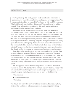 introduction - International Literacy Association