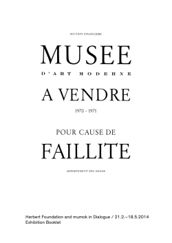 Herbert Foundation and mumok in Dialogue / 21.2.–18.5.2014