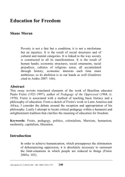 Education for Freedom