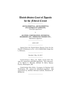 ArcelorMittal v. AK Steel Corp.