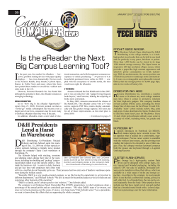 Is the eReader the Next Big Campus Learning Tool?