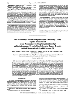 Use of Dimethyl Sulfide in Organocopper Chemistry: X