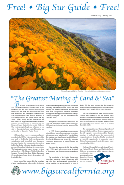 A Special Guide To Big Sur - Big Sur Guides and Hiking