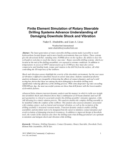 Finite Element Simulation of Rotary Steerable Drilling Systems
