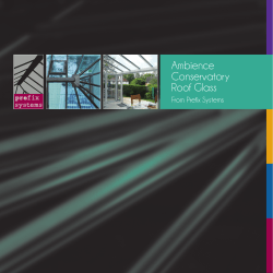 Roof Glass Brochure - Conserv-A-Tech