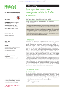 Gene expression, chromosome heterogeneity and the fast