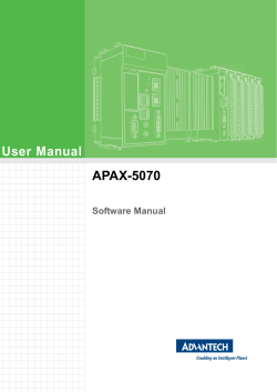User Manual APAX-5070