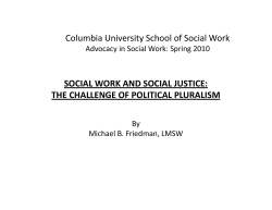 Social Work and Social Justice