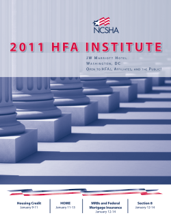 2011 hfa institute