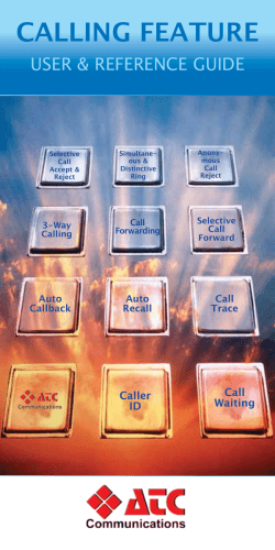 Phone User Guide - ATC Communications