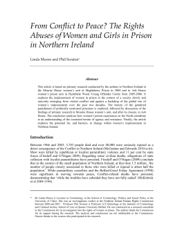 From Conflict to Peace? The Rights Abuses of Women and