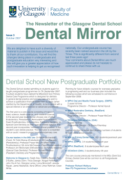 Dental Mirror - University of Glasgow