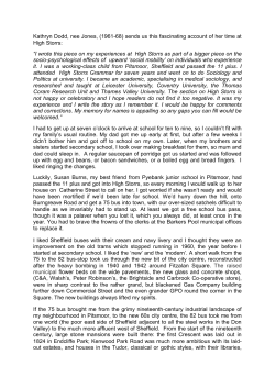 Kathryn Dodd, nee Jones, (1961-68) sends us this fascinating