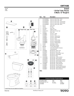 CST743E Drake&reg; 1.28 Gpf Toilet, Round, E-Max&reg;, 12" Rough-In