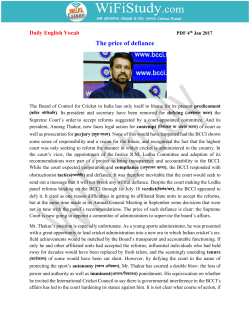 The price of defiance - English