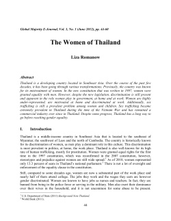 The Women of Thailand