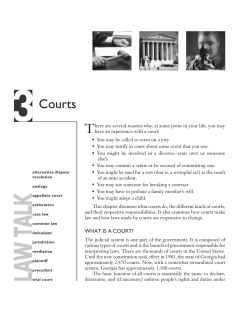 Courts - State Bar Of Georgia
