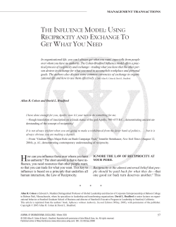 the influence model