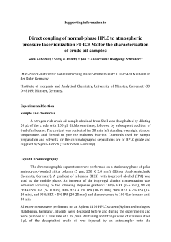 Direct coupling of normal-phase HPLC to atmospheric pressure