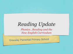 Parent Presentation 2015 - Grazeley Primary School