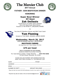 The Mercier Club of Northern NJ