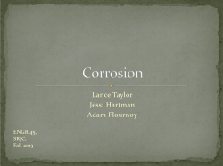 Corrosion and Degradation