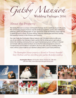 Gatsby Mansion - Huntingdon Manor