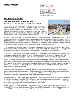 STV Supports Design of Major Highway Infrastructure